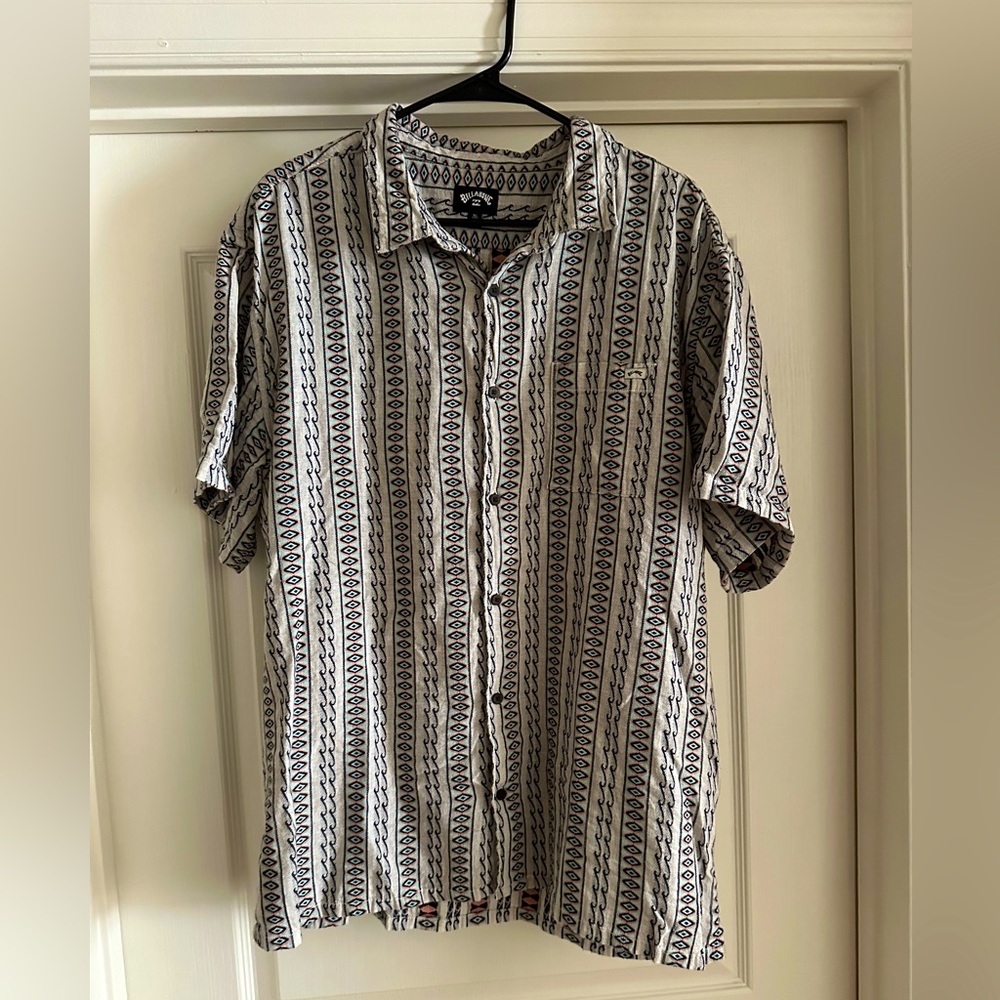 Mens Billabong button down summer shirt XL